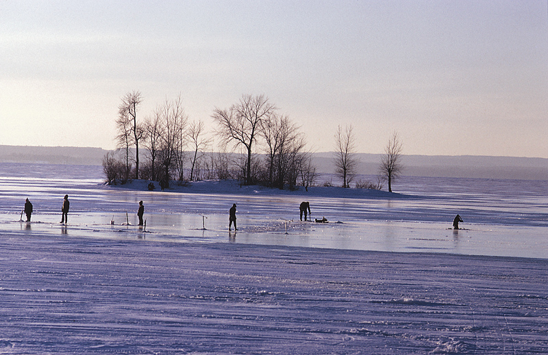 Ice Fishing: Plenty Of Ice, Fewer Fishermen, Because Of Cold