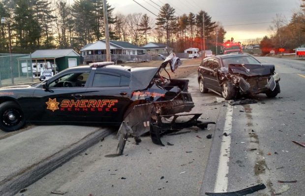 Two People Injured After Police Cruiser is Rear-Ended | Newsradio WGAN