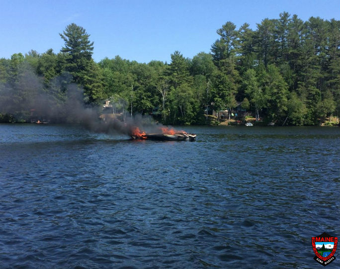 No Injuries Following Boat Fire in Hartland