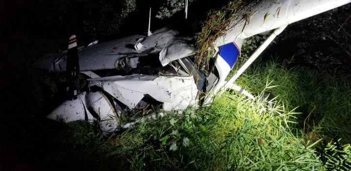 Police Say Plane That Crashed in Burnham Tried to Make Emergency Landing