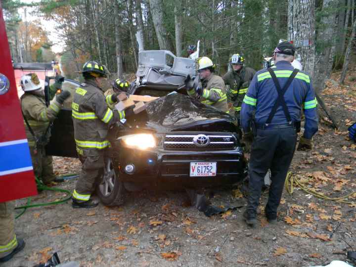 Teen Hurt in Harrison Crash