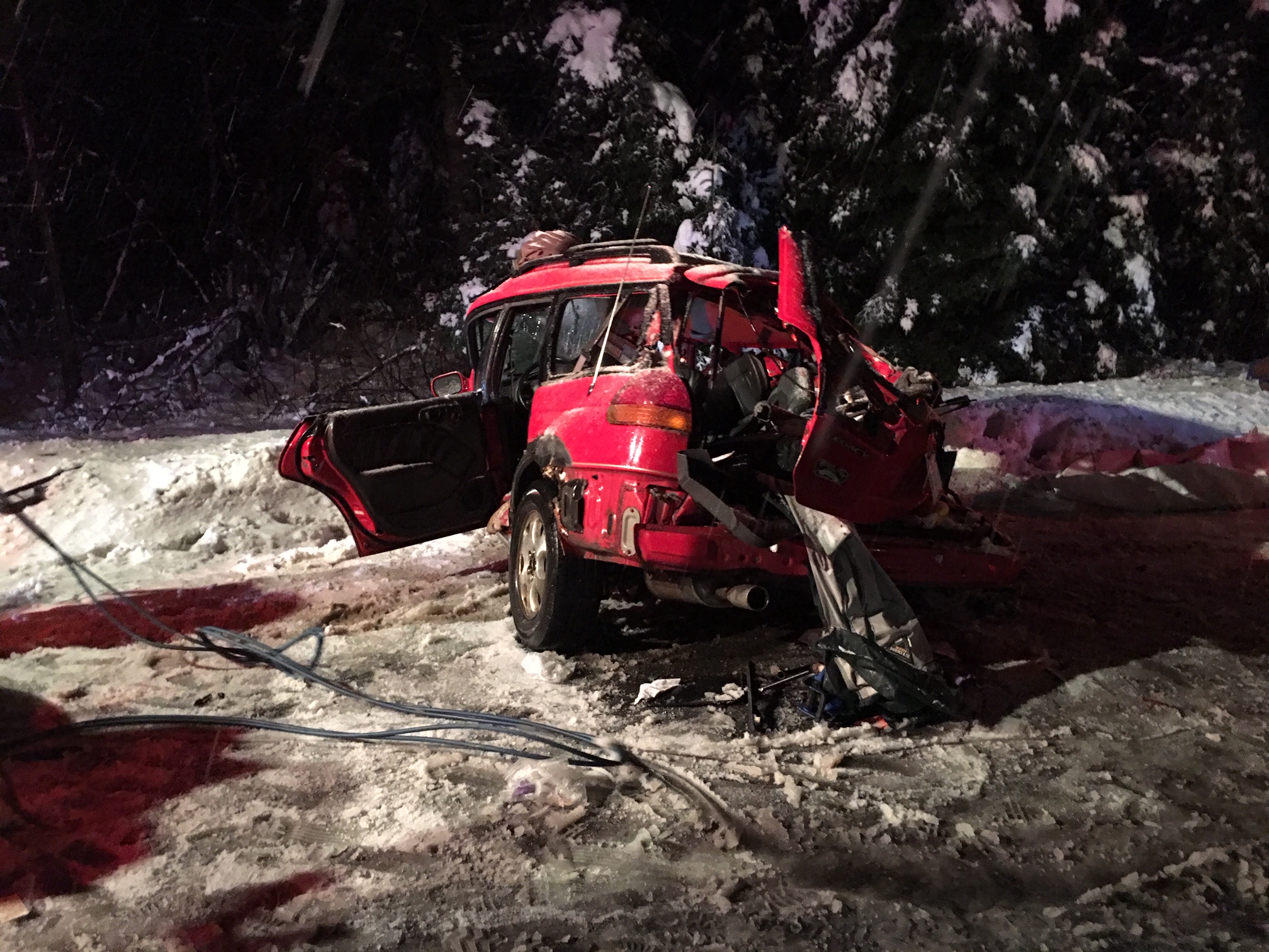 1 Killed, 2 Badly Hurt in Maine Crash During Snow Storm