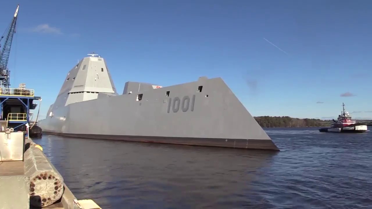 Stealthy Destroyer Commissioned In San Diego Ceremony