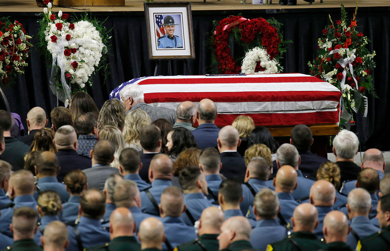 Big Police Turnout for Funeral of Detective Killed on I-95