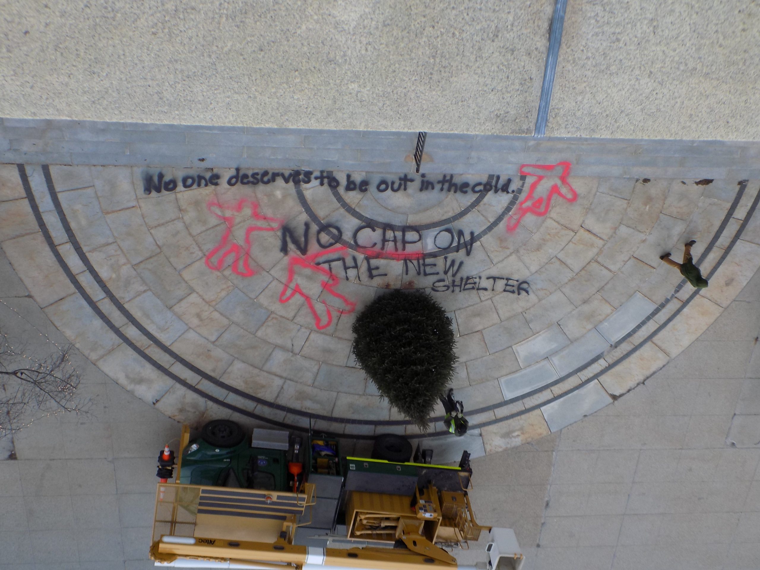 Portland city officials investigate graffiti near city hall
