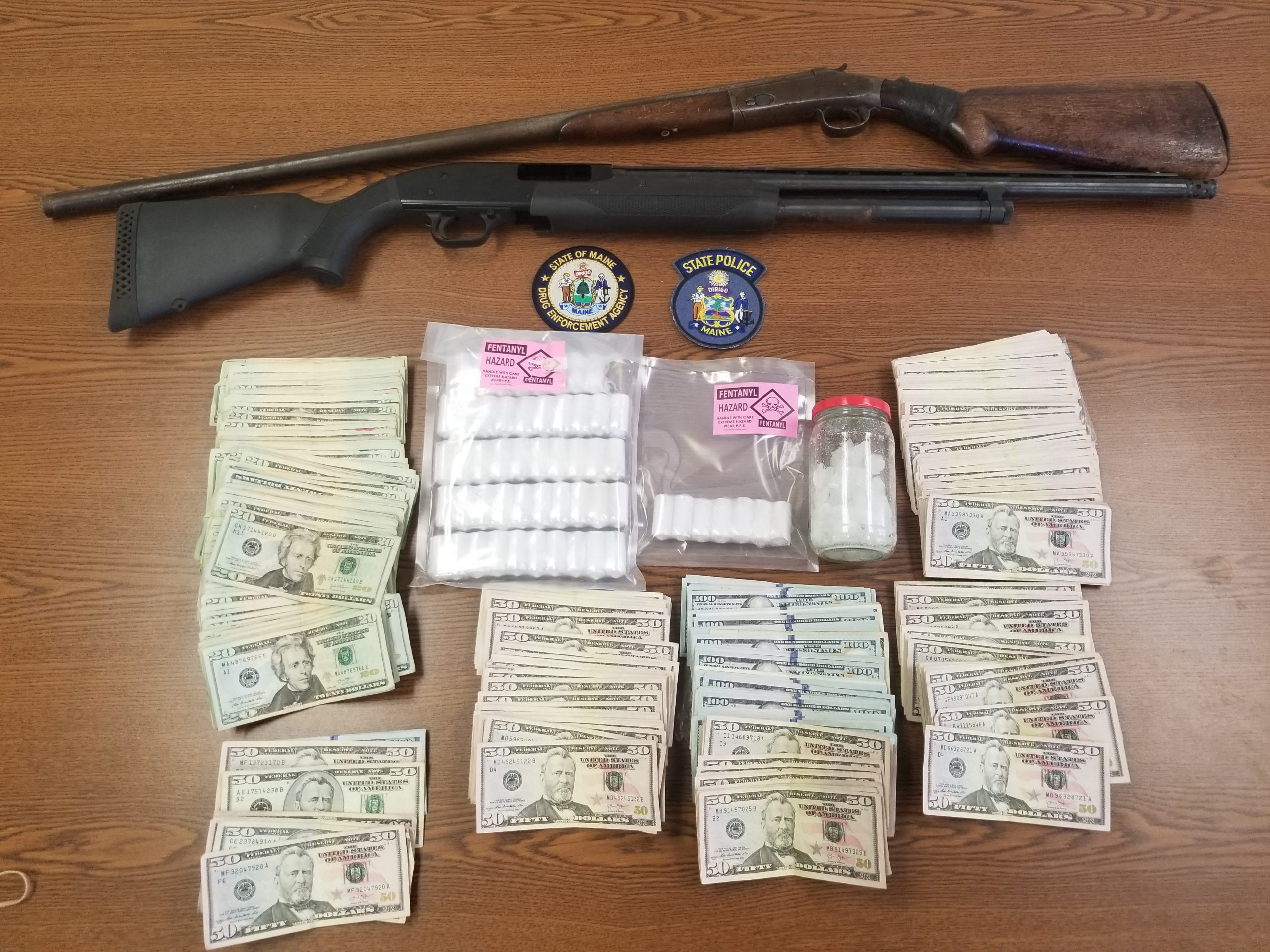 Maine State Police and drug agents seize more than $130,000 in drugs