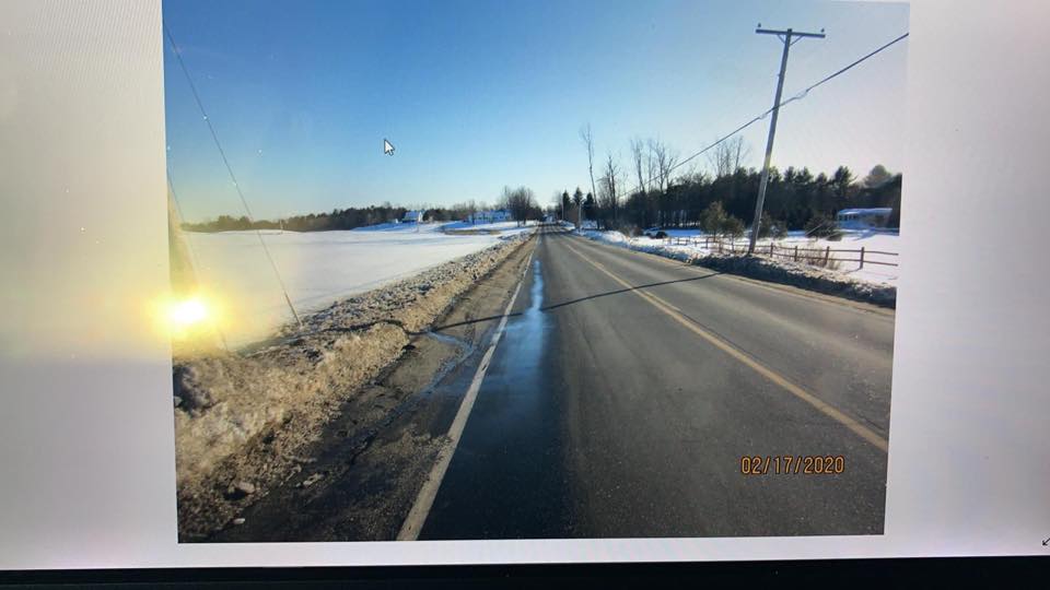 State police cruiser swiped by vehicle in Turner; police remind drivers to slow down