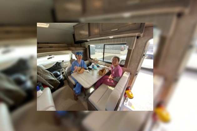 Windham RV dealer supports health care workers in Boston by providing trailer at no charge