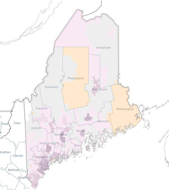 Maine’s cities harder hit by virus than rural areas