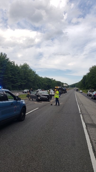 8 vehicles involved in pile-up on I-295 in Falmouth