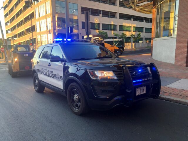 Portland police say group shot fireworks at officers responding to shooting victim