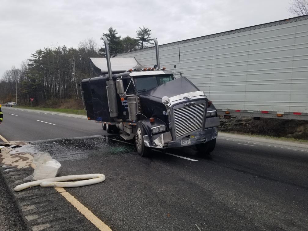 Tractor-trailer crash leads to delays on I-295