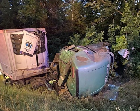 Tractor-trailer driver fell asleep before crash in Carmel, police say