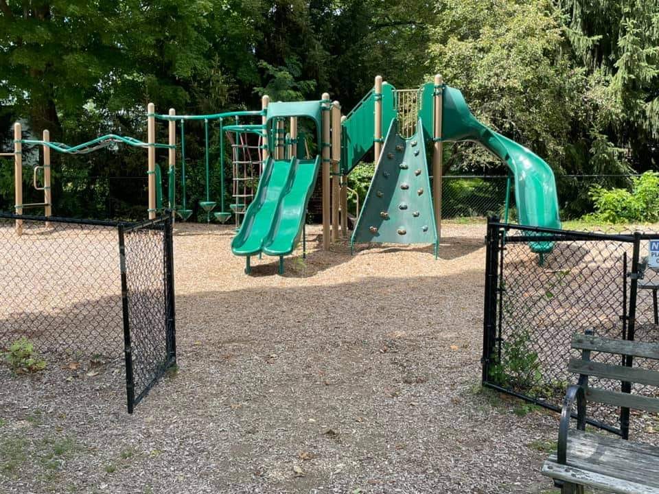 Maine playground targeted by vandal reopens