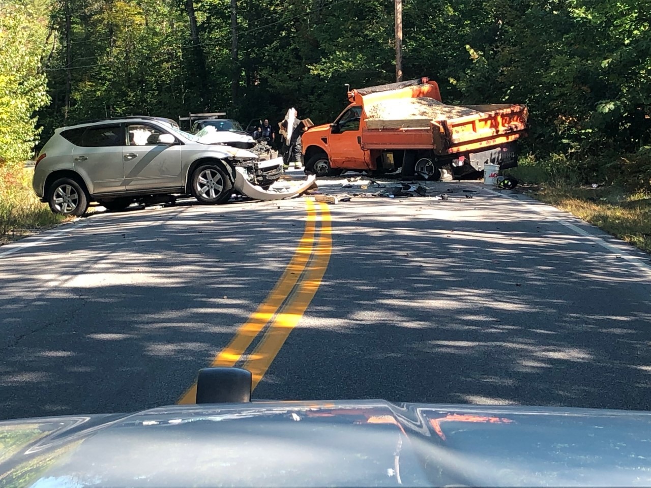 Driver hospitalized after head-on collision in Limerick