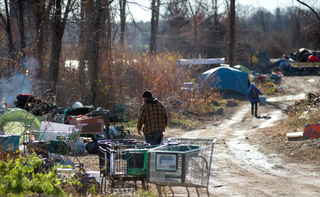 Bangor wants to evict the homeless from under I-395