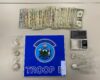 Cash drugs and Maine State Police