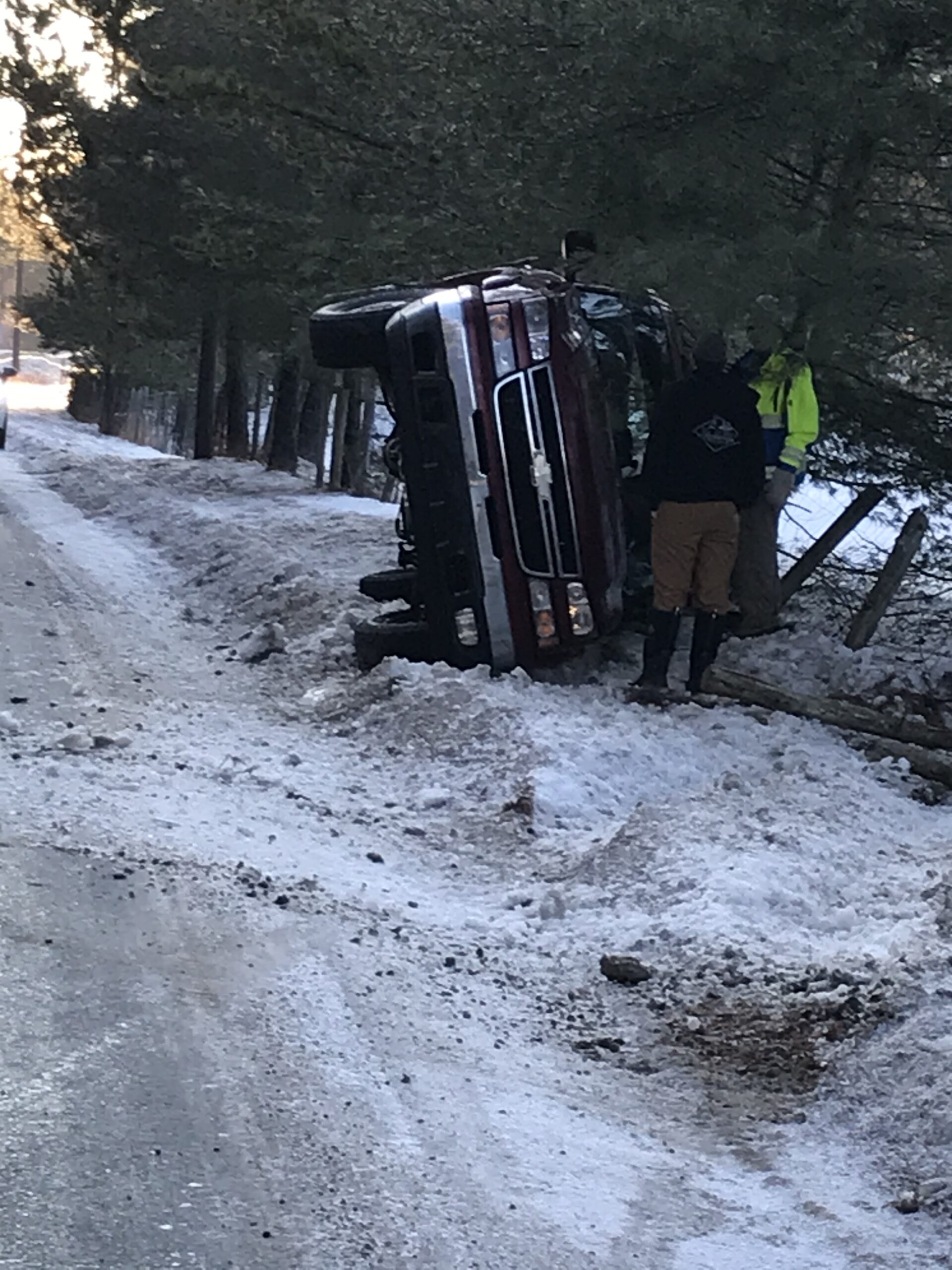 Shapleigh woman suffers non-life threatening injuries after crash caused by icy roads