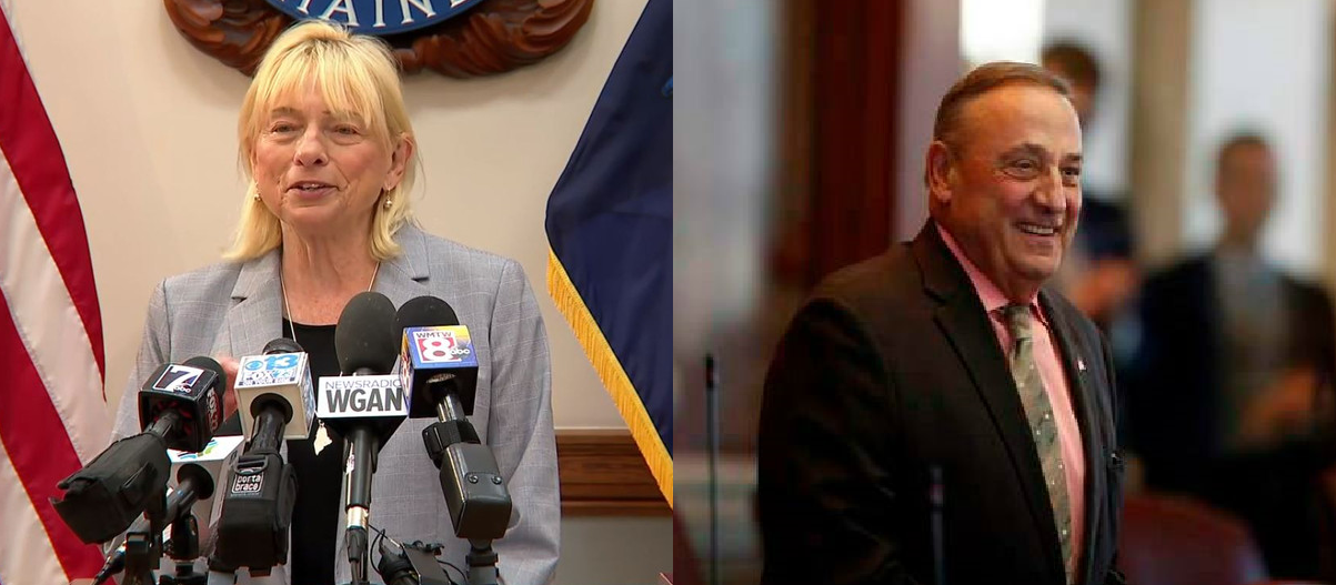 Maine governor outraising ex-gov in reelection drive so far