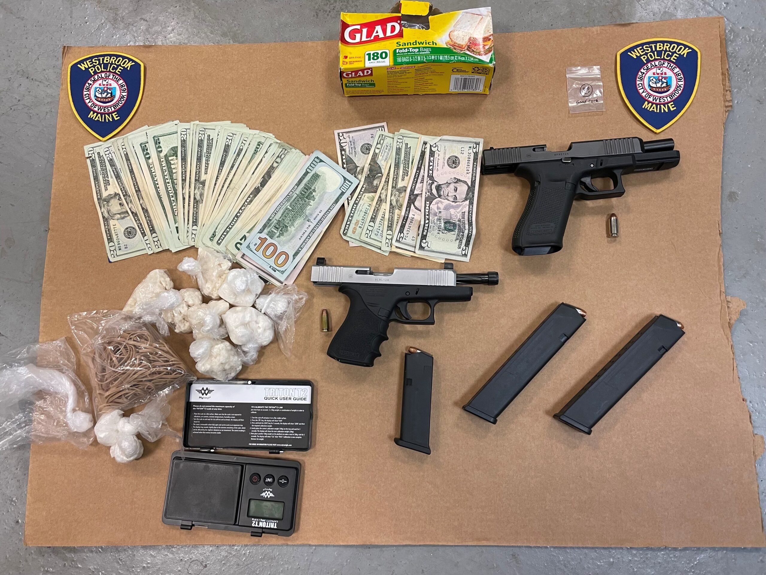 Pair of Massachusetts men accused of trafficking drugs in Westbrook