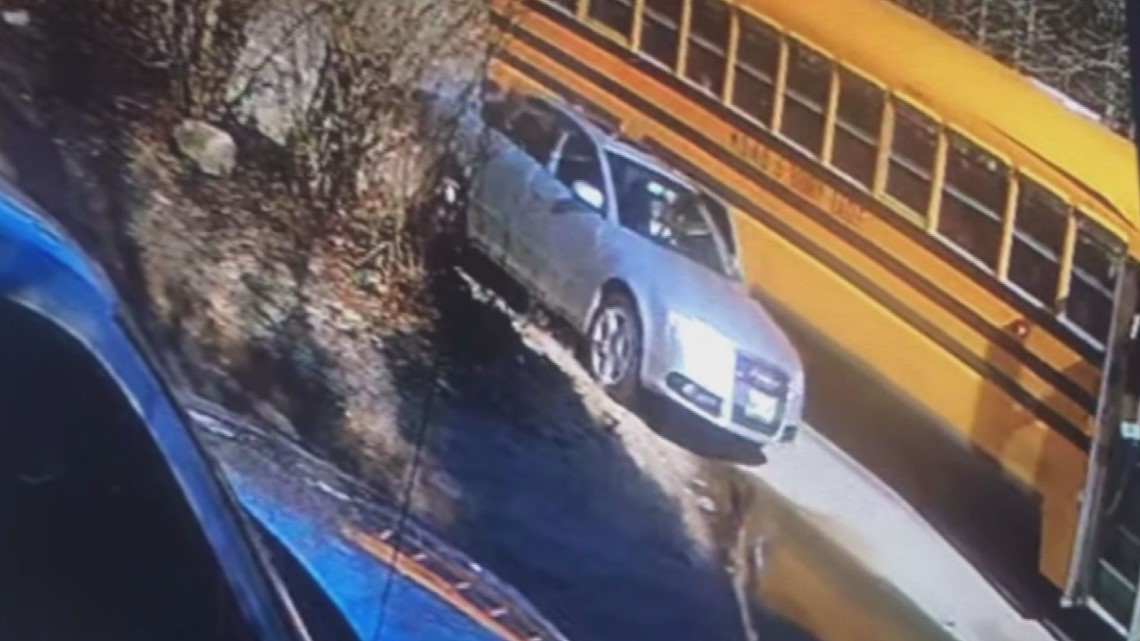 Police identify driver they say passed a stopped school bus in the breakdown lane in Standish