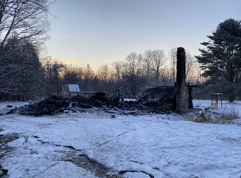 Palmyra home destroyed by explosion and fire