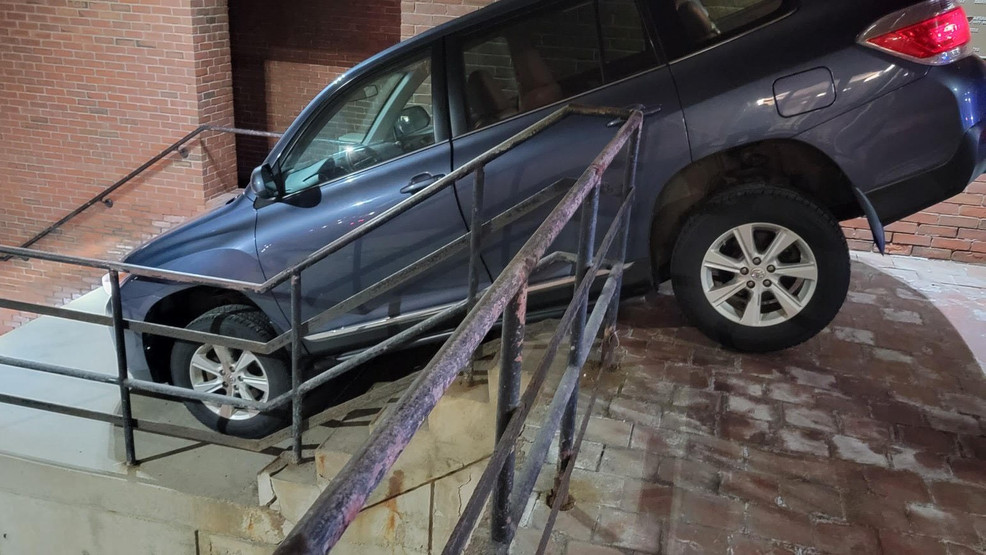Portland Police say a drunk driver delivered herself to them on Friday night