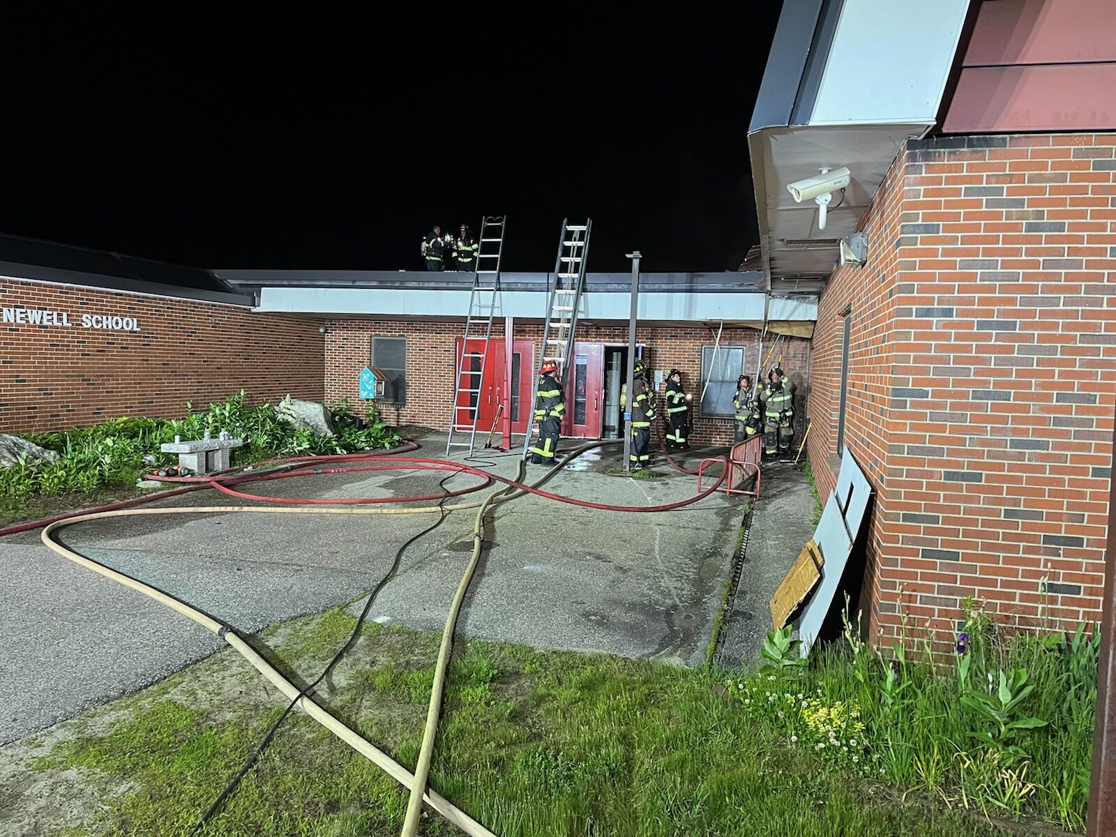 Fire considered suspicious at Bath elementary school