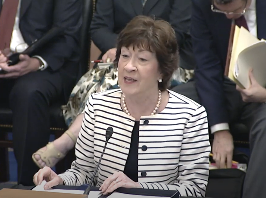 Collins Votes For Resolution Against Trump Tariff’s on Canada