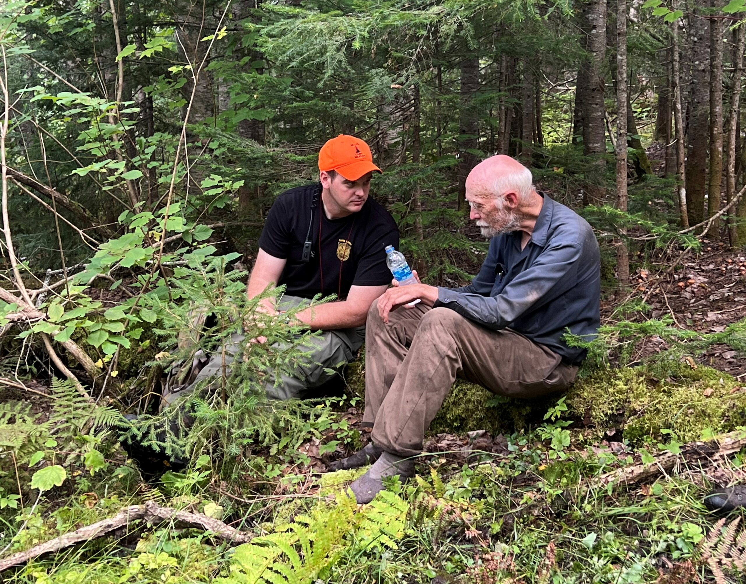 Elderly man found shoeless, disoriented in Maine woods