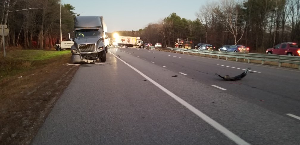 Pileup on I-295 in Brunswick blamed on sun glare