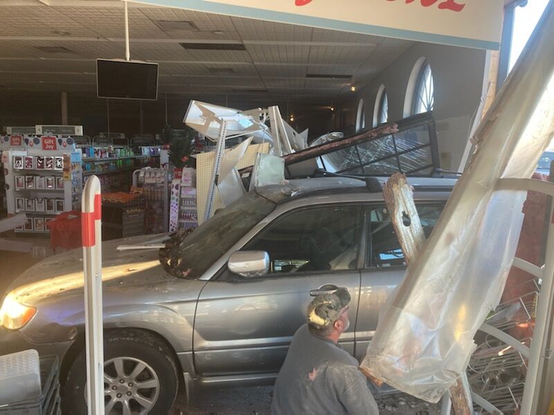Cornish Walgreens closed after woman crashes vehicle through wall