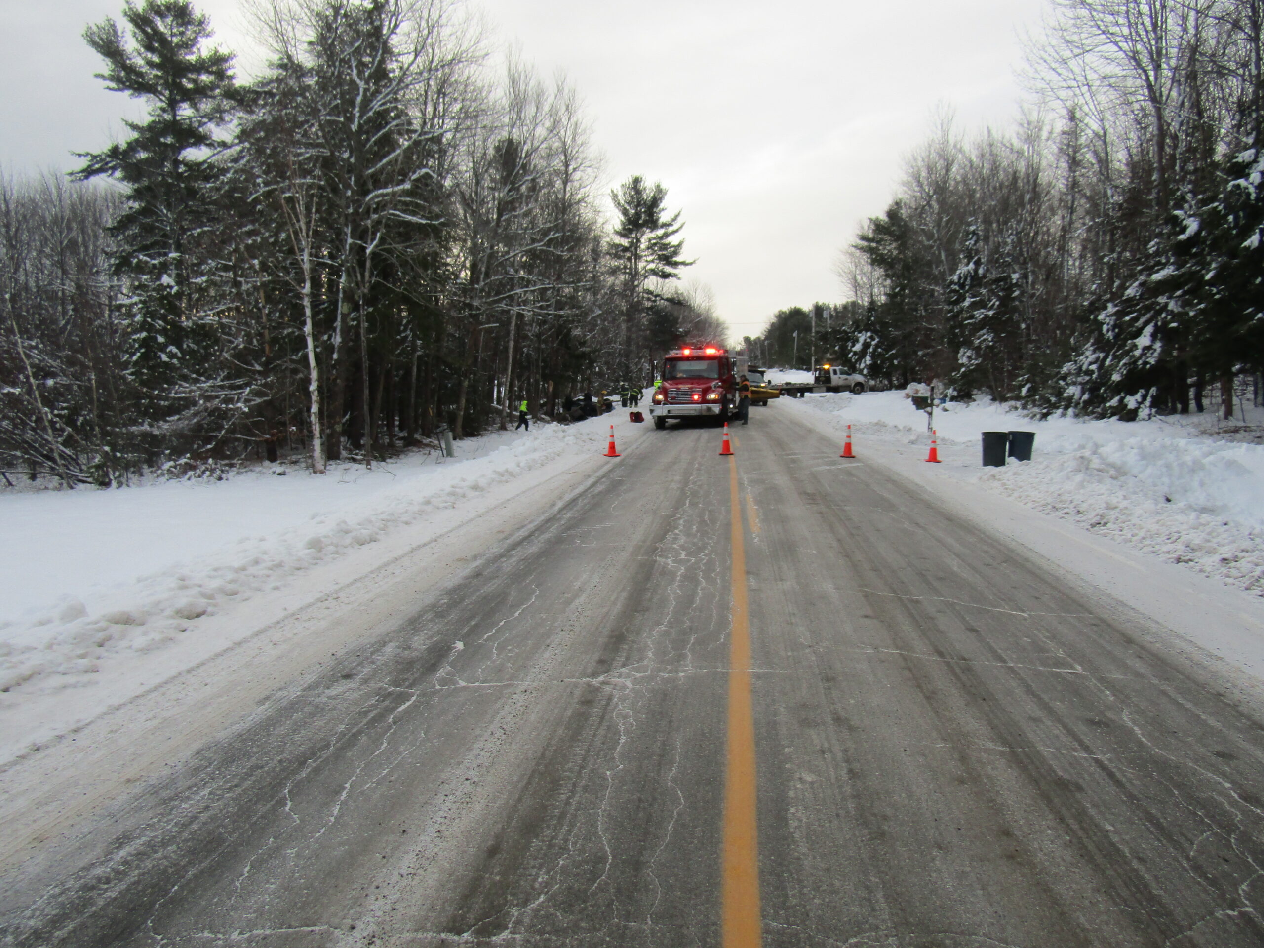 Police say icy road a factor in fatal Waldo County crash