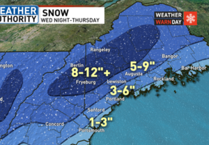 Mainers must brace for a third storm Wednesday afternoon
