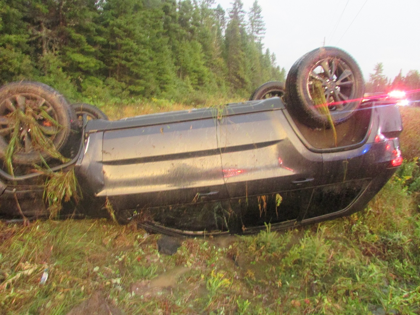 Maine man seriously injured in rollover crash in Cross Lake