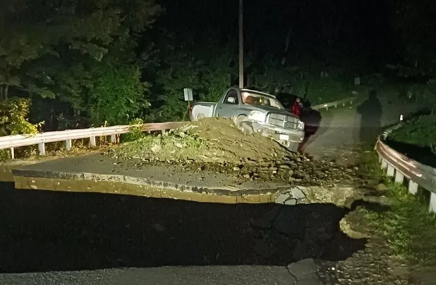 Drivers in Jay again warned not to ignore flood-related closed road signs
