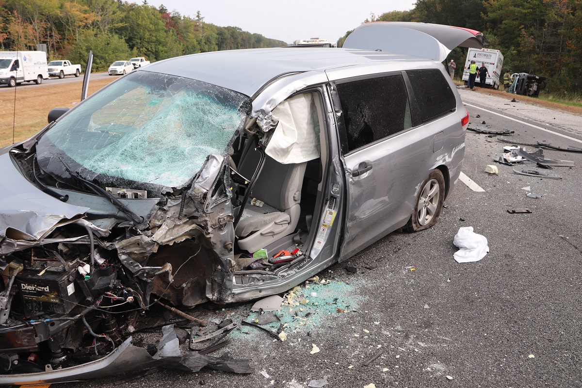 Driver charged with OUI after multi-vehicle crash on I-295 in Freeport