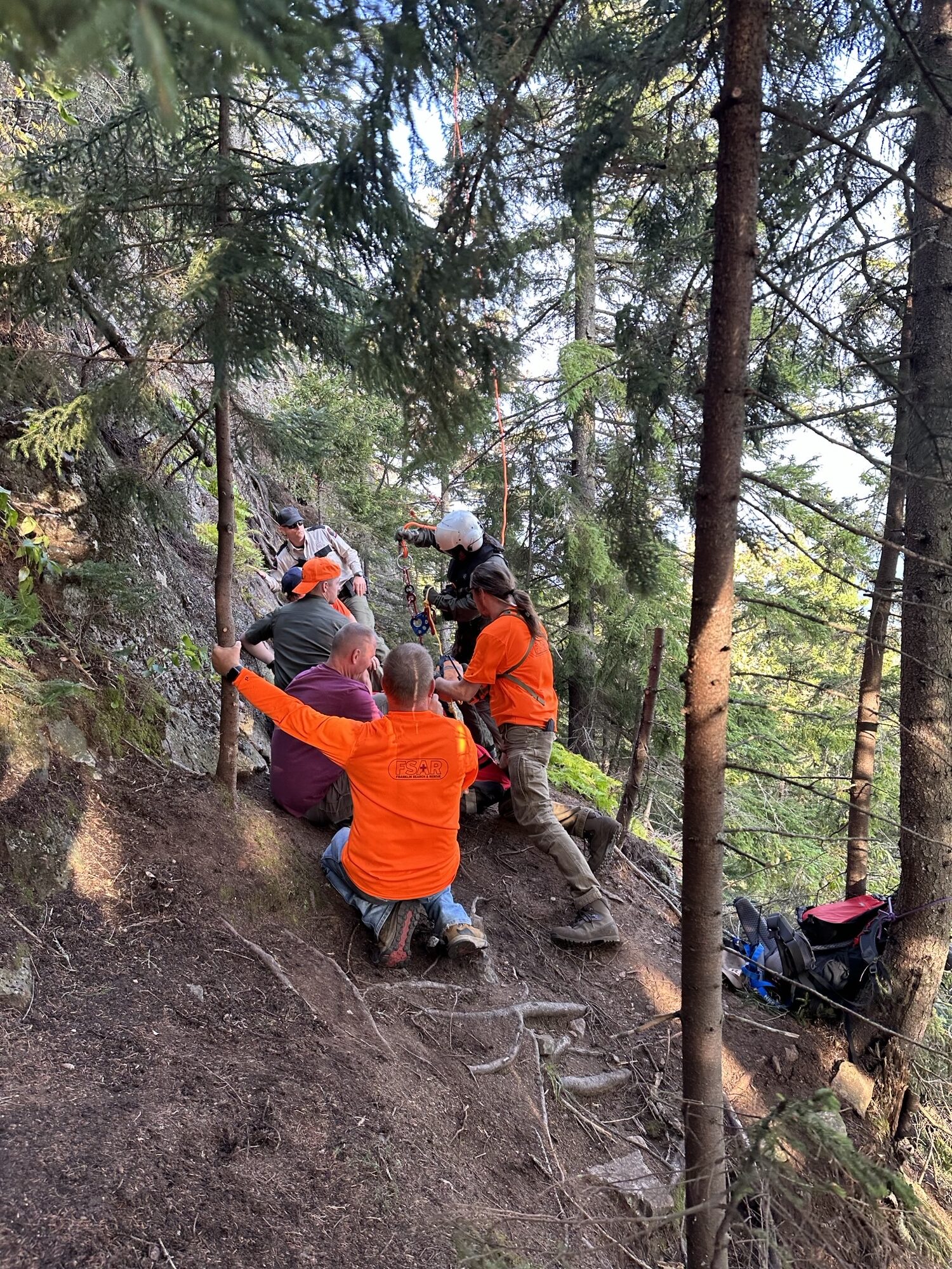 Boy rescued from Maine mountain after falling 60 feet
