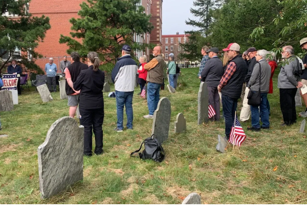 Portland honors War of 1812 veteran Samuel Drinkwater with memorial dedication at Eastern Cemetery