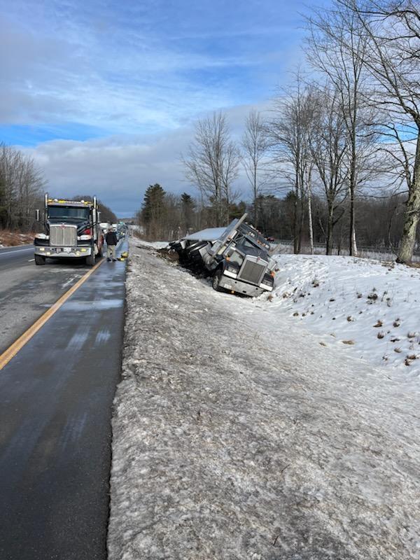 Truck hauling potatoes crashes on I-95 due to wrong-way driver