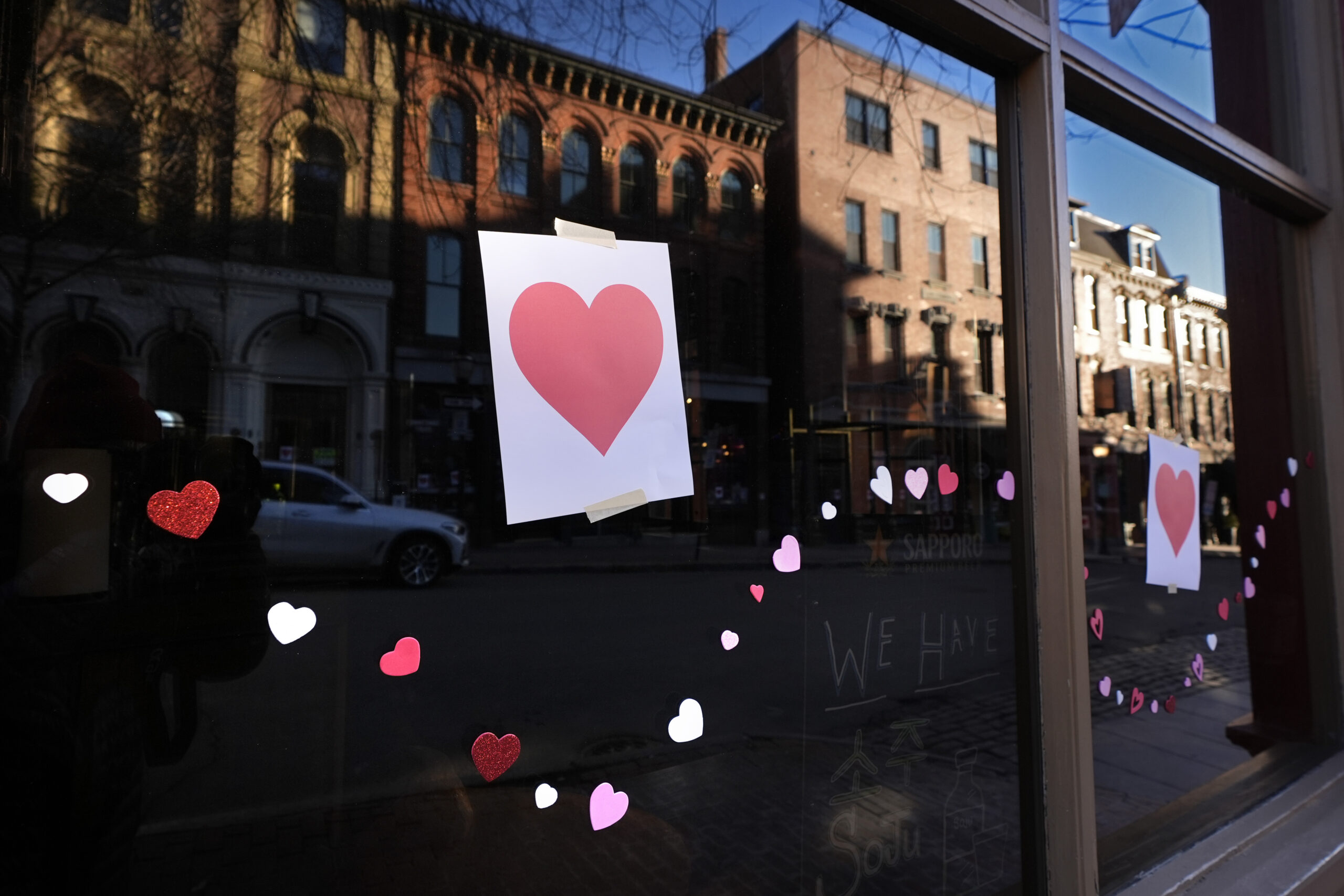 Portland, Maine, shows love for late Valentine’s Day Bandit by continuing his paper hearts tradition