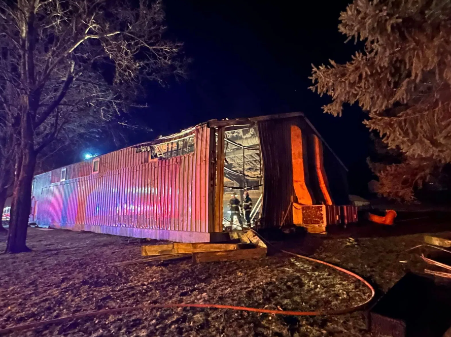 South Berwick school gym heavily damaged by fire