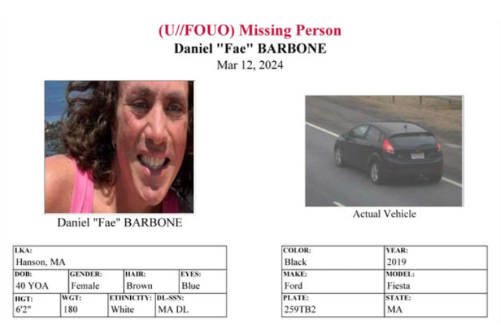 Vehicle of missing Massachusetts woman spotted in Maine