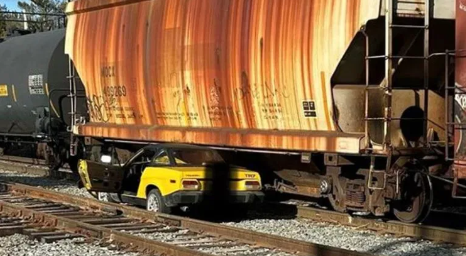 Train strikes car in Enfield after driver, witnesses say flashing lights and train signals were not activated