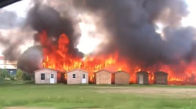 Explosion, fire destroys large manufacturing building in Chelsea