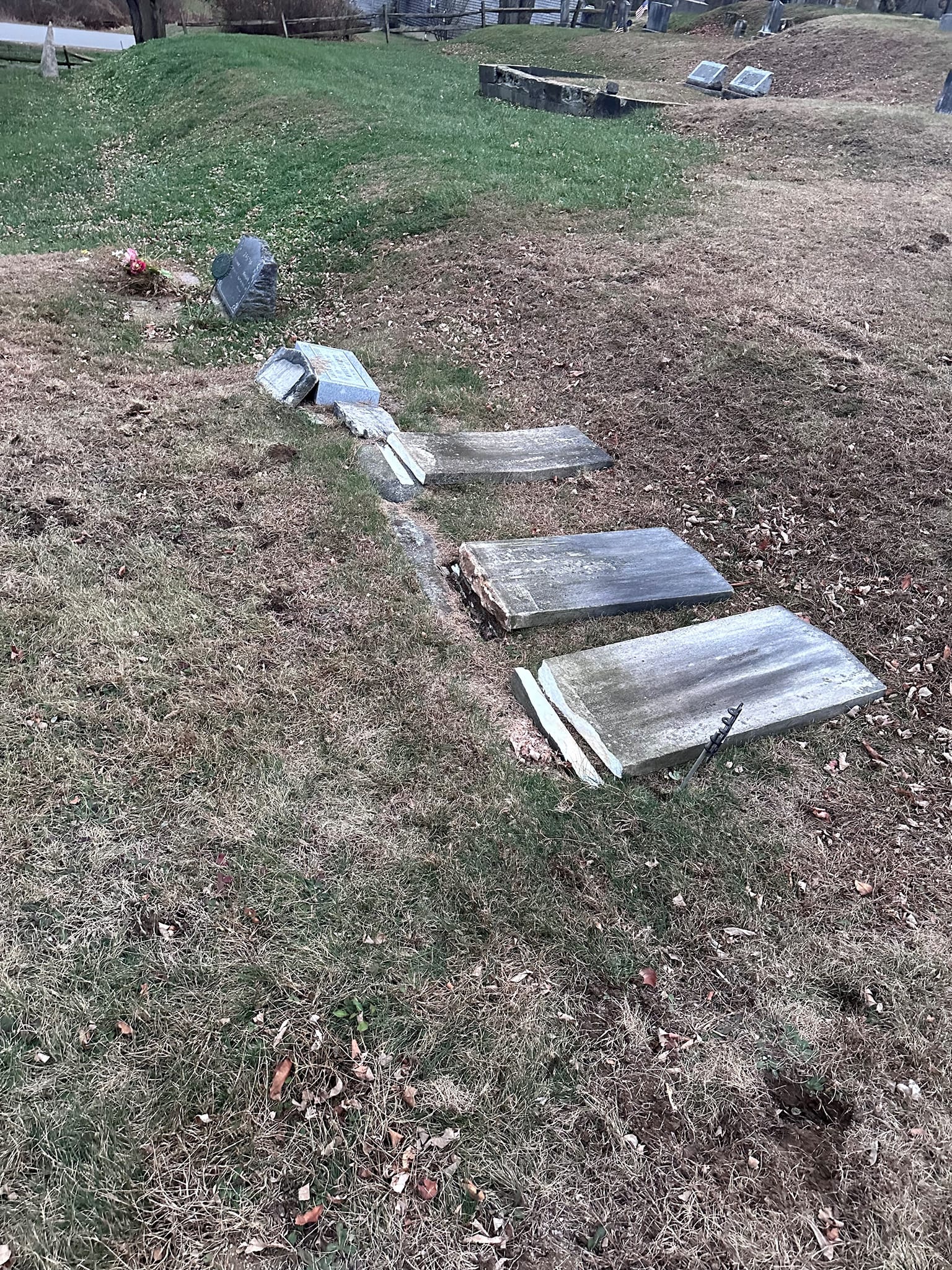 State Police Looking for Suspects, Including Cemetary Vandalism