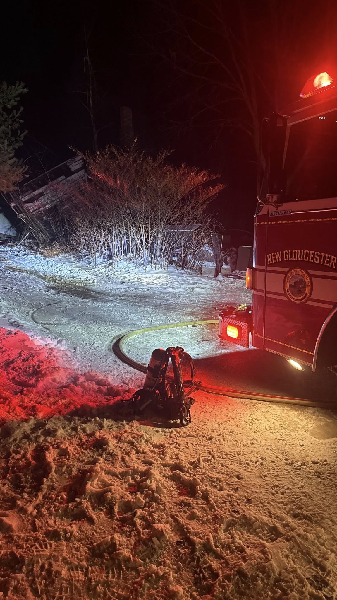 Building a Total Loss in New Gloucester Fire