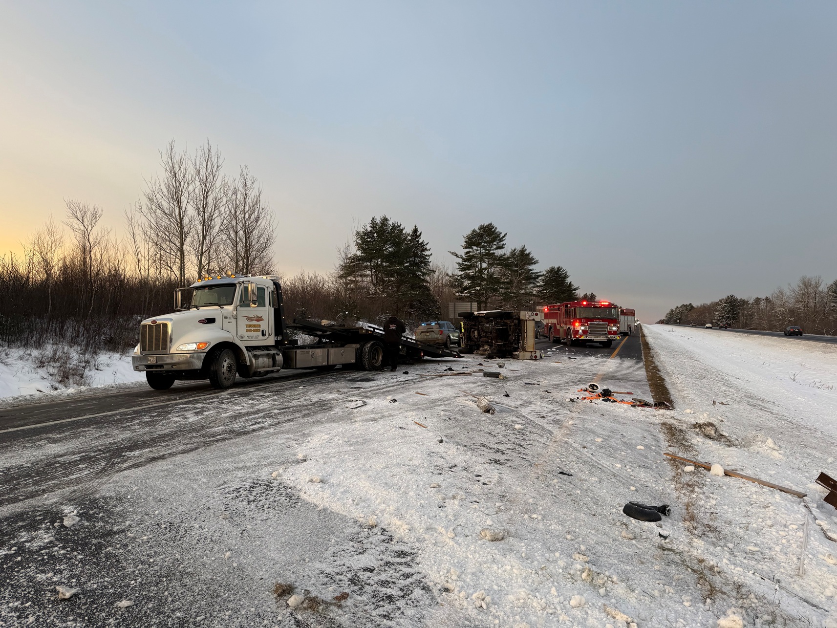 Rollover crash in Bangor leaves Massachusetts man in serious but stable condition