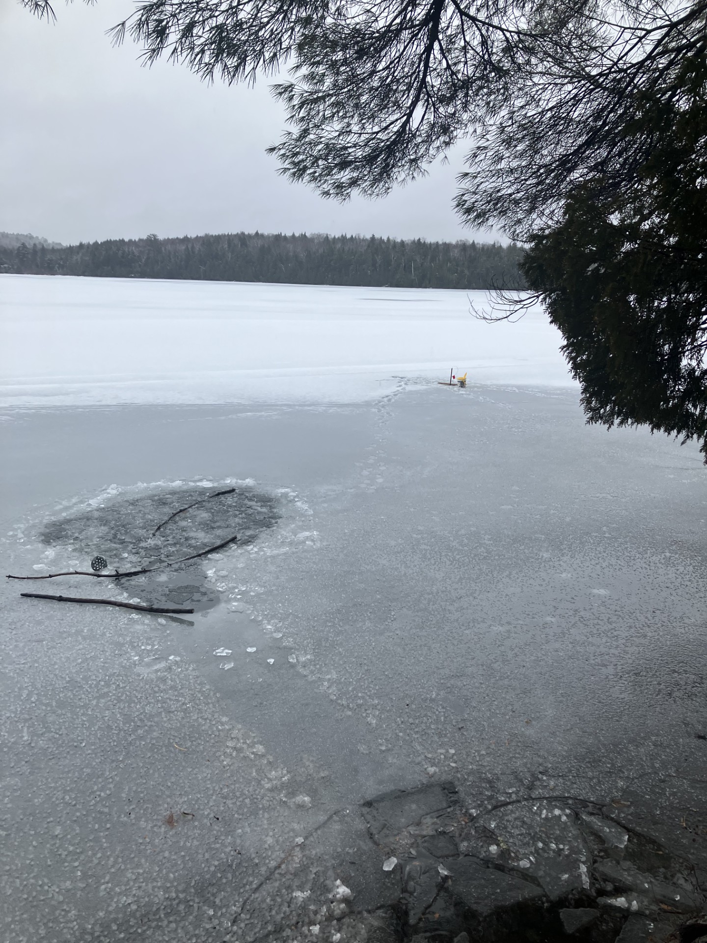 Industry, Maine Man Rescued After Breaking Through The Ice