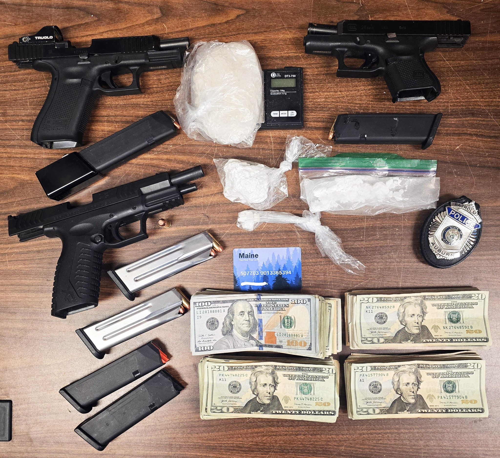 Auburn Police Charge Two in Drug Trafficking Operation